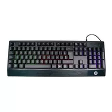 Teclado Gamer Pc Español Compatible Tk-t300 Luces Rgb X5 Uni