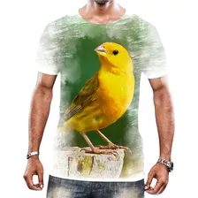 Camisa Camiseta Canário Terra Belga Pássaro Ave Amarelo 10