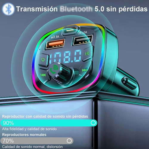 Transmisor Receptor Para Adaptador Bluetooth Auto Estreo  Foto 8