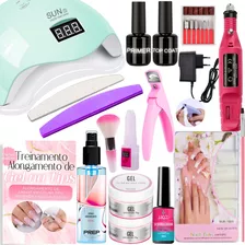 Kit Alongamento De Unha Gel Molde Tip Nail Designer Completo