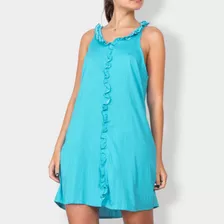 Vestido Elegante Con Detalles Rizados - Perfecto Para Verano