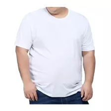  5 Camiseta Tamanho G1 E G2 Branca 100% Poliéster Sublimação