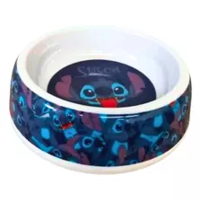 Comedero Bebedero Platos Para Mascotas Stitch Disney