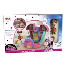 Brinquedo Elka Playset Pet Shop Da Minnie Disney Acessórios