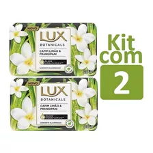 Kit Com 2 Sabonetes Lux Capim Limão E Frangipani 85g