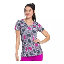 Top Heartsoul Prints D Uniforme Clinico 610 Nutri Tens Kine