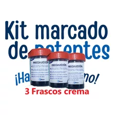 Kit 3 Frascos Crema Grabado Patentes Bosen Hazlo Tú Mismo 
