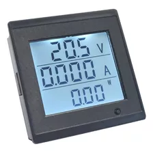 Voltímetro Digital Amperímetro Wattímetro Dc6-200v 0-20a 0-4