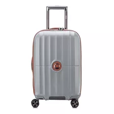 Maleta Carry On 55 Cm. Expandible Delsey St. Tropez Color Plateado