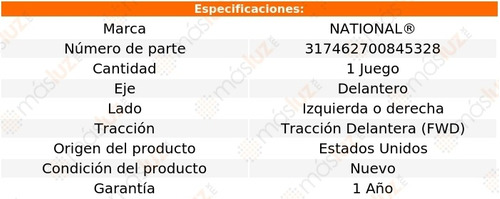 (1) Jgo Reparacin Maza Del Izq/der Rx300 99/03 National Foto 3