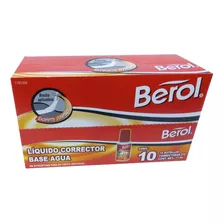 Corrector Liquido Berol Caja Con 10 Piezas