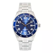 Reloj Hombre Eurotime 11/5153-44 Fondo Azul Sumergible Gtia.