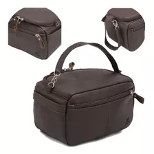 Necessaire Masculina Couro Legitimo Original Porta Objetos