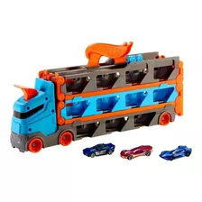 Hot Wheels City Remolque Pista De Carreras Transportador