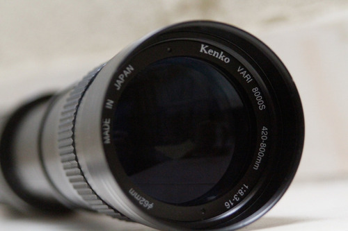 Telephoto Kenko Zoom Vari8000s 420-800m F/8.3-16 Nikon Dsrl 