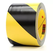 Fita Adesiva Para Demarcação Zebrada Vonder 48 Mm X 30 M Cor Amarelo E Preto