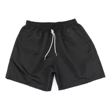 Short Tactel Bermuda Masculino Verão Moda Praia Liso Top