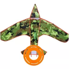 Combo Barrilete Cometa Camuflado Mediano + Frisbee Clasico