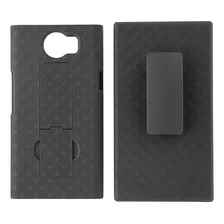 Verizon Oem Shell Holster Stand Combo Case Para Blackberry