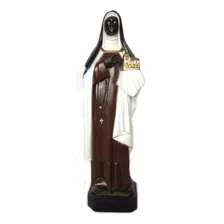 Imagem De Santa Efigenia 30 Cm Estatua Santa Ifigênia Cor Pintura A Mão