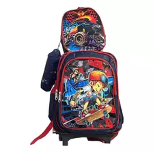 Mochila Escolar Set Para Niños/ Niñas Maleta Colegio