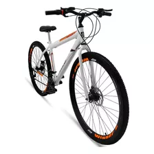 Mountain Bike Ello Bike Velox Aro 29 21v Freios De Disco Mecânico Câmbios Ltx Cor Preto/laranja