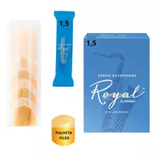 Palheta Rico Royal Para Sax Tenor - 1,5 A 3