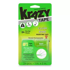  Fita Krazy Transparente De Montagem De 2 Lados, Fita Dupla 