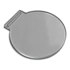 Medalha Acrílico 5cm Cristal 50 Un P/ Personalizar S/ Fita
