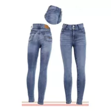 Jeans Britos Magic Pomp Cintura Alta Skinny