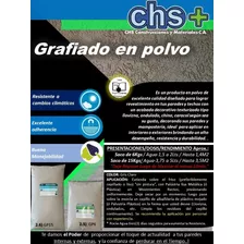 Grafiado En Polvo Gris 15kg - Marca Chs+