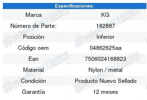 Polea Guia Distribucion Kg Inferior C300 3.0l 08 A 12 Foto 2