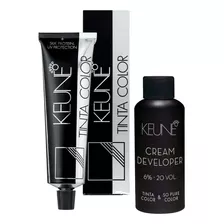 Tinta Color Keune 60ml + Ox Cream Dev 6% 20vol 60ml