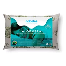 Travesseiro Tecnológico Nabeles De Aloe Vera Antialérgico Cor Branco