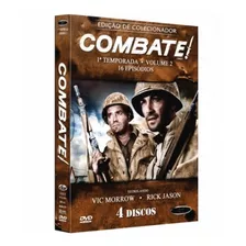 Dvd Combate 1a Temp-vol 2 - Vic Morrow - Original Lacrado