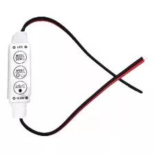 Mini Controlador Dimmer 12-24v Strobo Flash Fita De Led Top