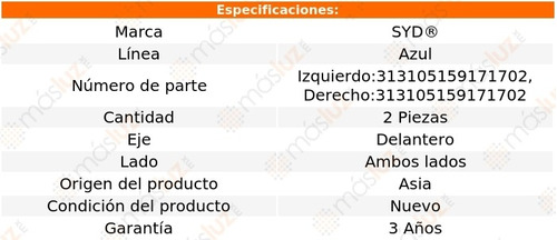 Kit Terminales Del Dodge Spirit 89/95 Syd Azul Lnea Foto 3