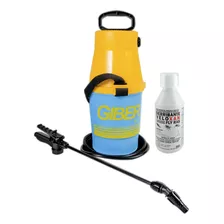 Fumigador Presión Giber 5l + Mata Mosquitos Dengue 250 Cm3 Color Amarillo