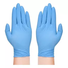 Guantes De Nitrilo Azul Caja 100 Unid. Tallas Xs S M L Xl