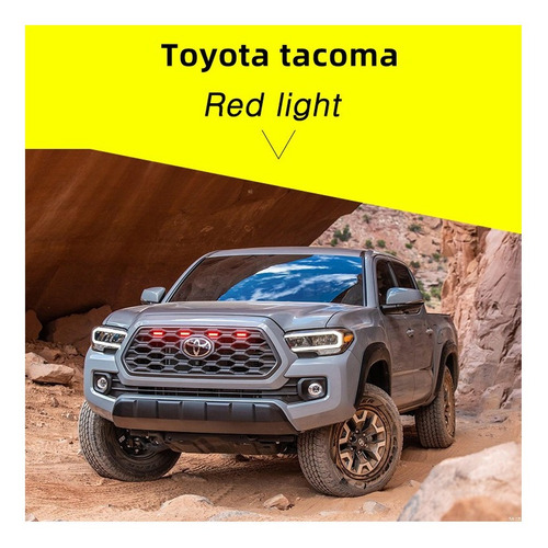 Kit Luces Led Parrilla Toyota Tacoma Trd 2020 2021 2022 2023 Foto 5