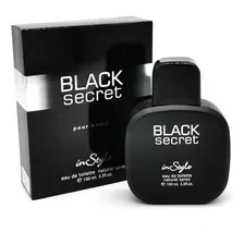 Perfume 100ml In Style Black Secret Larga Duracion Hombre 