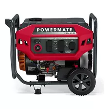 Powermate P0081300 Pm4500e 49st / Csa Generador, Rojo, Negro