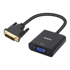 Adaptador Dvi-d A Vga Benfei Dvi-d 24 + 1 A Vga Negro