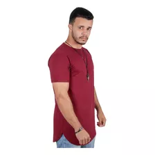 Kit 10 Camisetas Camisa Blusa Longline Masculina Swag Longas