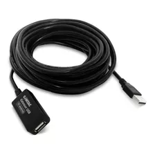 Cabo Extensor Usb 2.0 10m Amplificador De Sinal 10 Metros