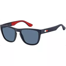 Gafas De Sol Cuadradas Para Hombre Tommy Hilfiger, Azul, Roj