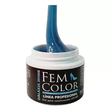 Gel Uv Led Fem Color Galaxia Shine 30g Construccion Uñas Lfm