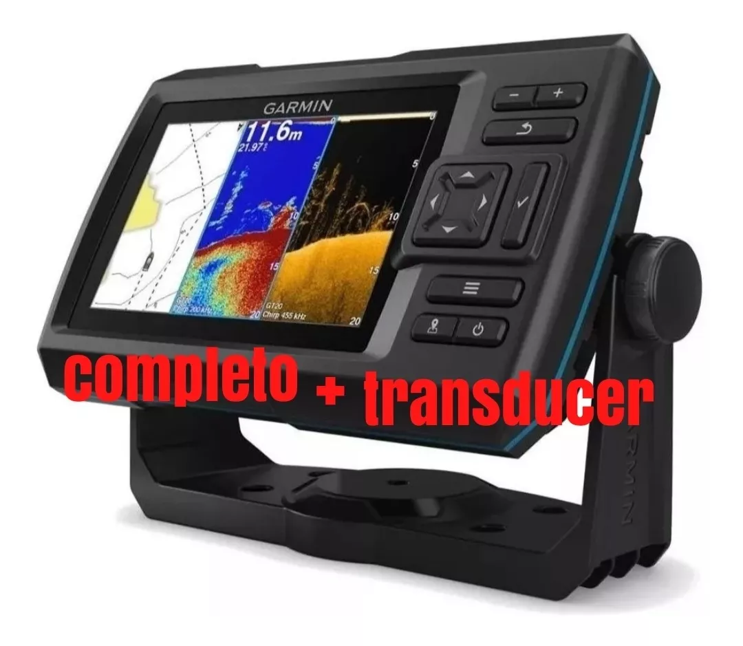 Sonar Garmin Gps Striker 5cv Vivid Completo + Transducer