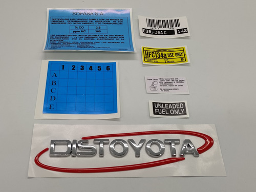 Toyota Land Cruiser Prado Sumo 3p Calcomanias Y Emblema Dist Foto 2