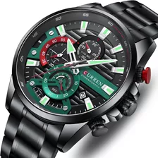 Relojes De Cuarzo Inoxidable Cronógrafo Curren Para Hombre